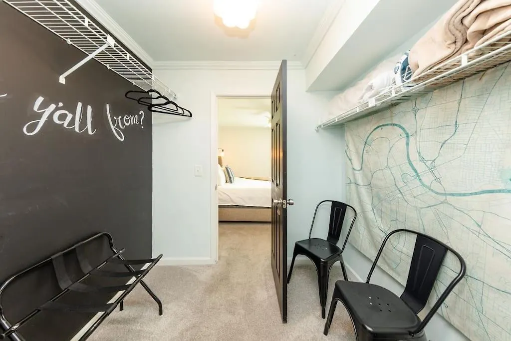 Modern 2Br With Optional Parking Near Vanderbilt & Music Row, Walk To Centennial Park & Mins To Broadway 내슈빌 0*,  미국