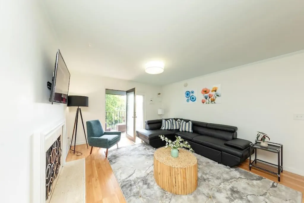 Modern 2Br With Optional Parking Near Vanderbilt & Music Row, Walk To Centennial Park & Mins To Broadway 내슈빌 0*,